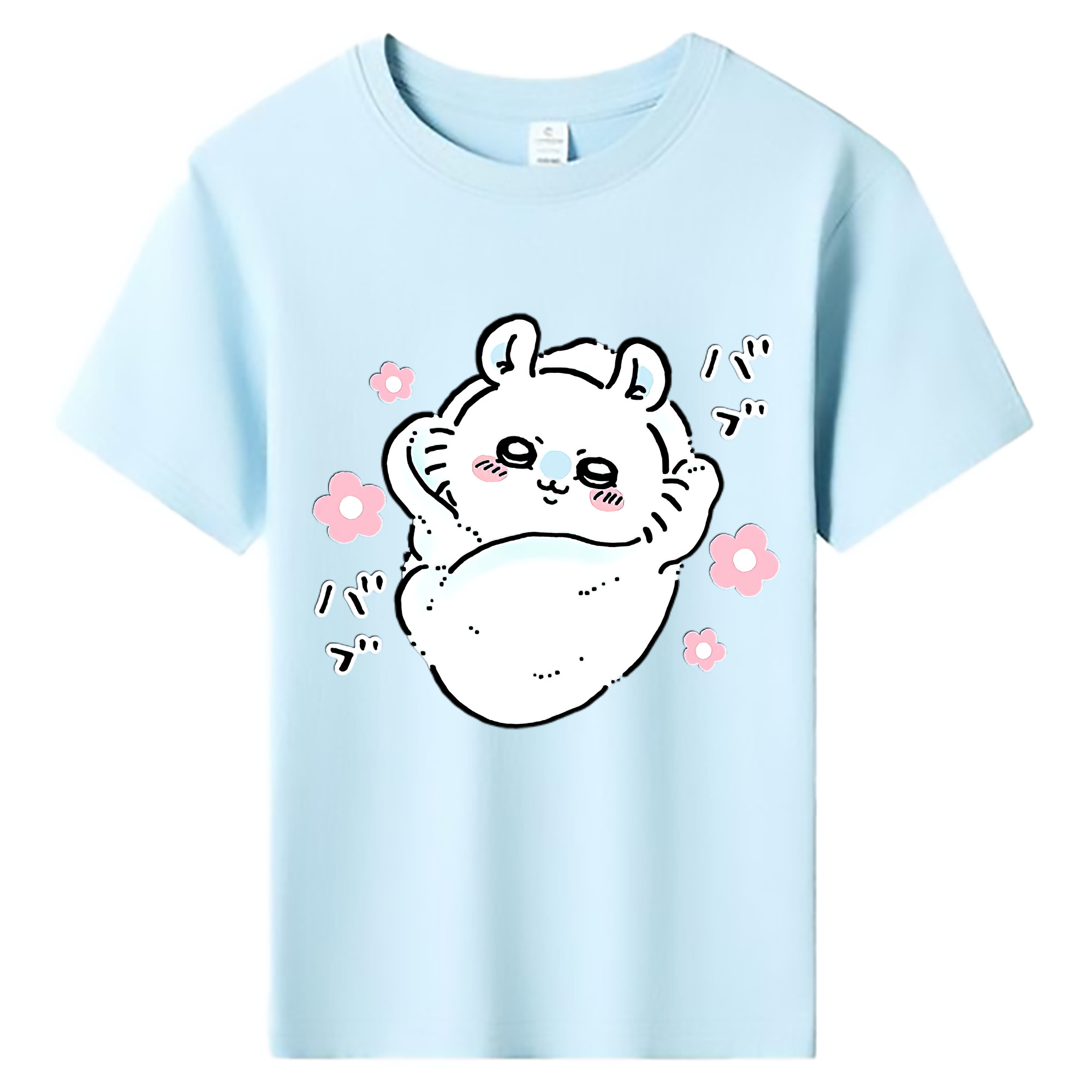 （画像用） ちいかわ モモンガ Chii-kawa Momonga 綿100％キッズTシャツ（フロントプリント）